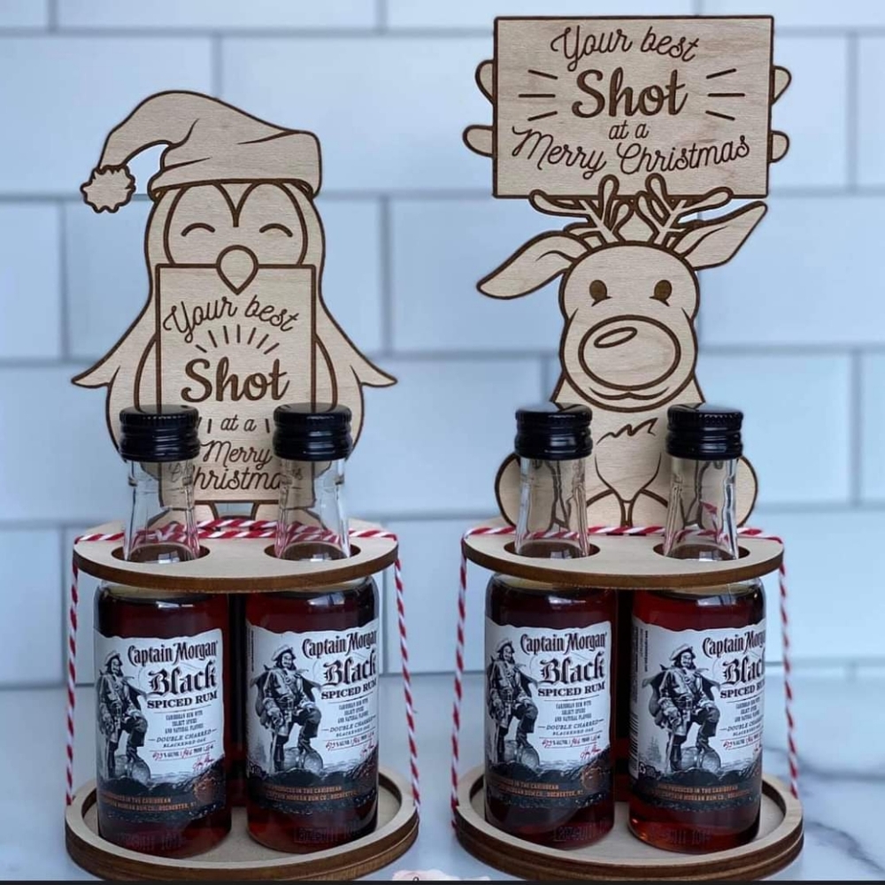 Mini alcohol bottle stand